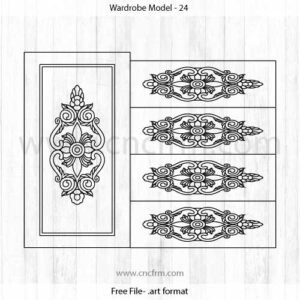 wardrobe with dressing table