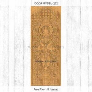wooden door cnc cutting design